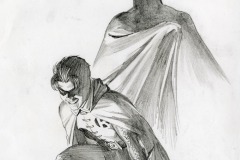 Alex-Ross-Batman-and-Robin-Sketch