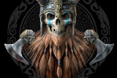 Anne-Stokes-Viking-Skull