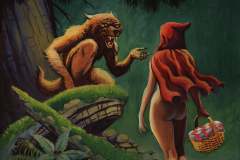 Don-Marquez-Here-is-a-painting-of-Red-Ridinghood-and-the-Big-Bad-Wolf
