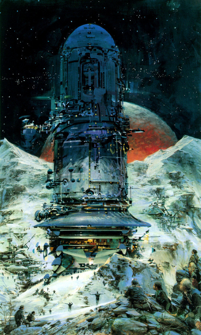John-Berkey-for-a-book-cover-entitled-The-Humanoid-Touch-by-Jack-Williamson