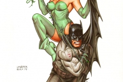 Batman-vs-Poison-Ivy-by-Joseph-Michael-Linsner
