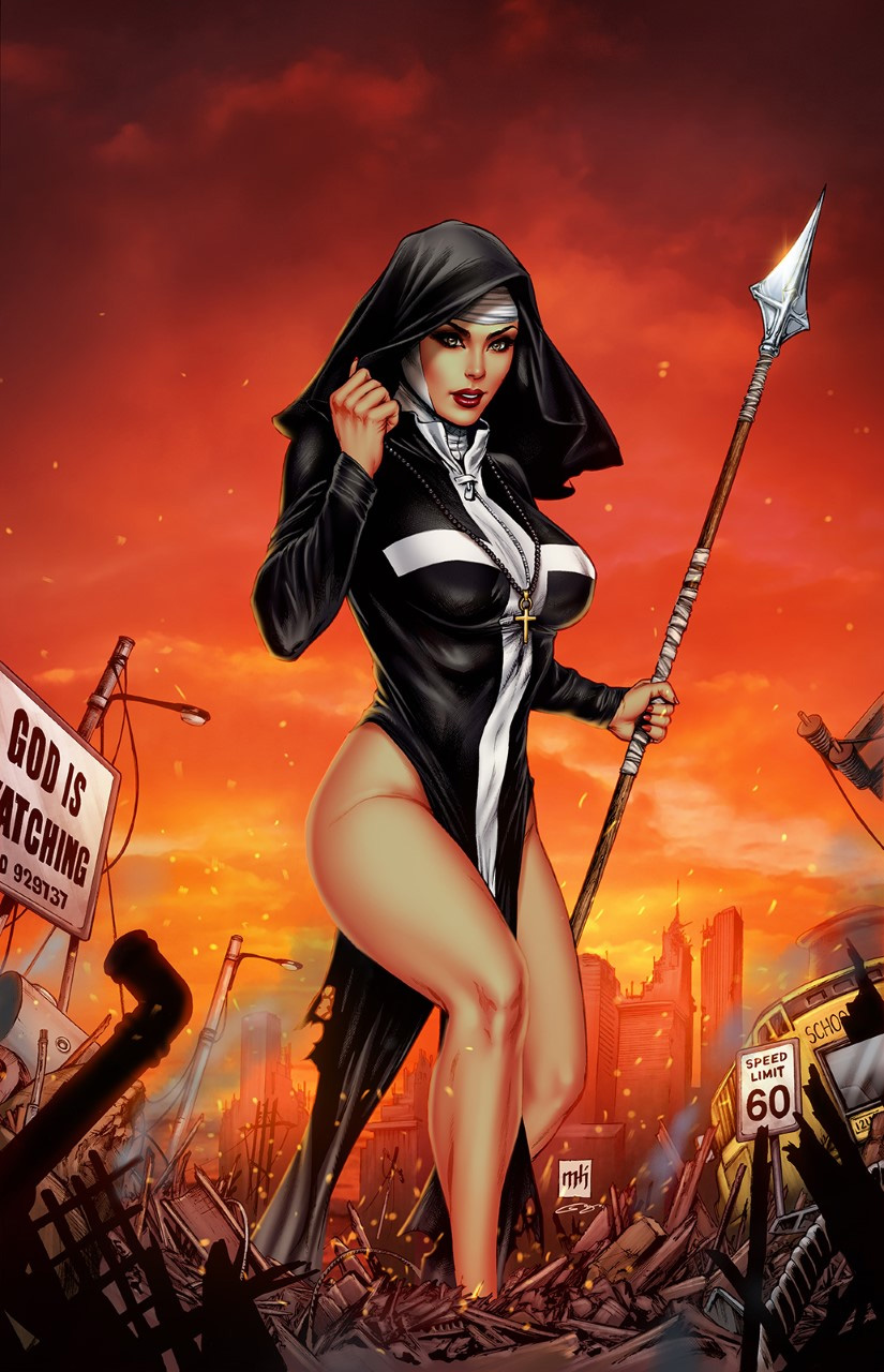 Mike-Krome-Cover-Art-for-Sister-Mercy-Highway-to-Hell-Colors-by-Sanju-Nivangune